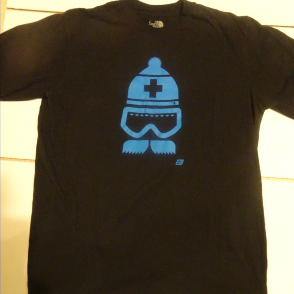 Ames Bros x Northface black/blue tee